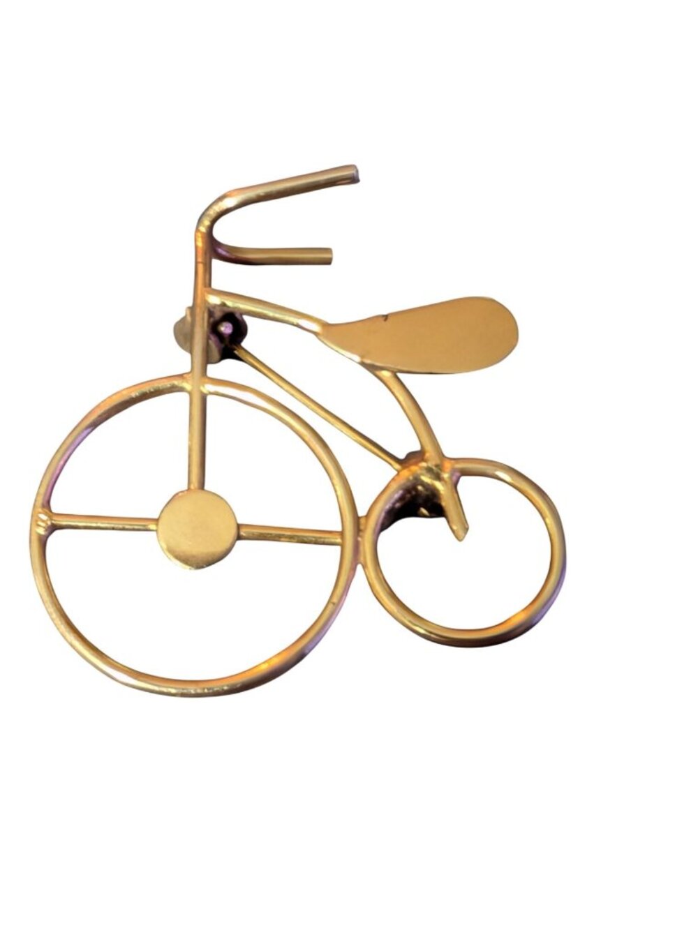 Bicycle Pin Brooch 1.5in Vintage-Inspired Minimalist Style